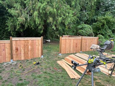 Residential Fence Construction